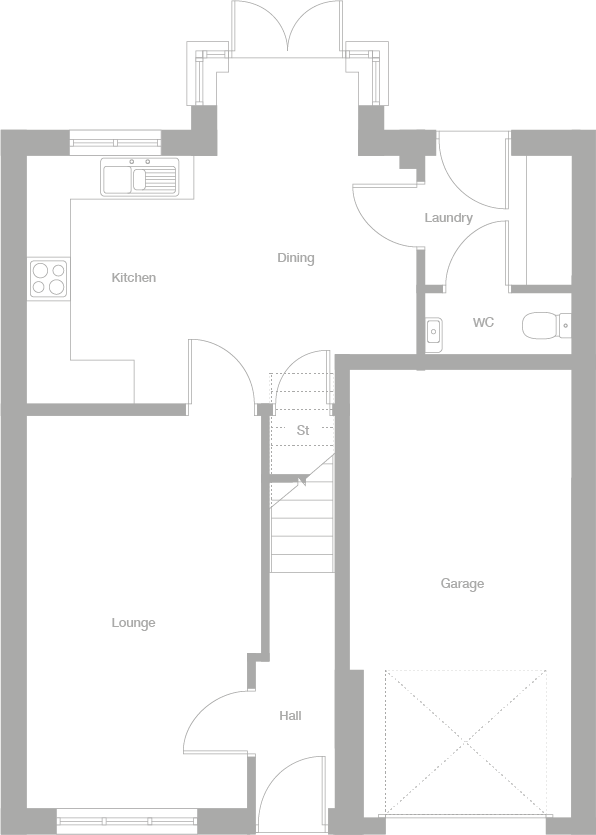 2D floor plan