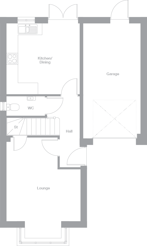 2D floor plan