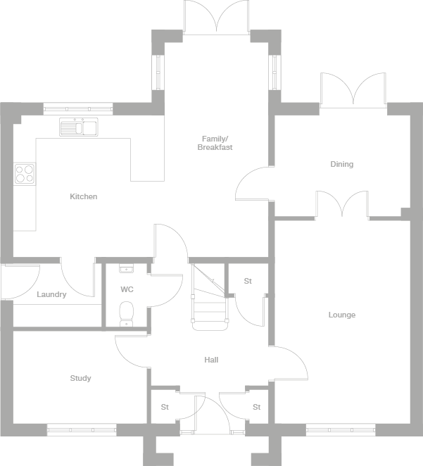 2D floor plan