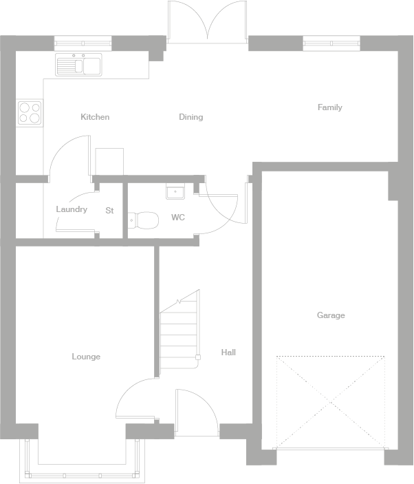 2D floor plan