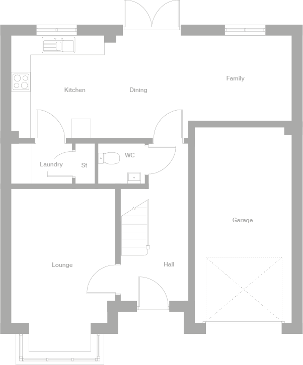 2D floor plan
