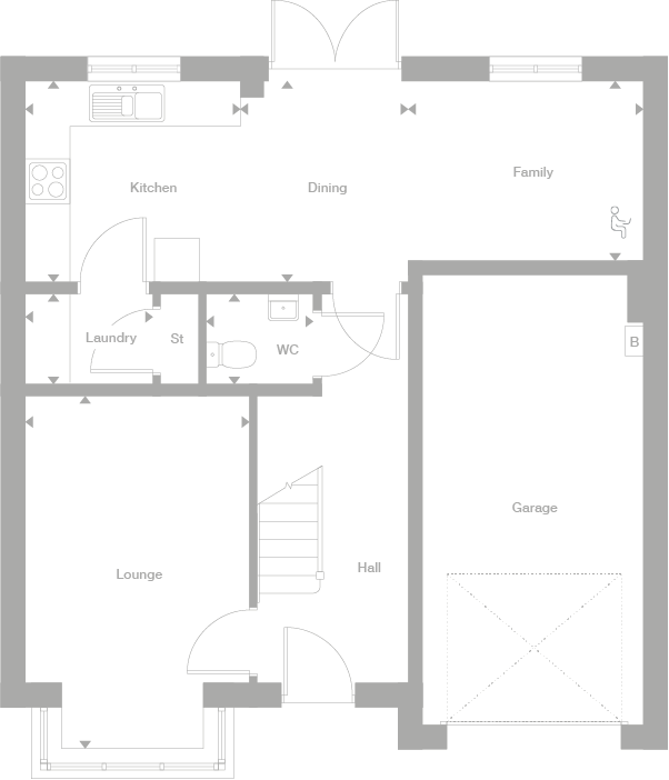 2D floor plan