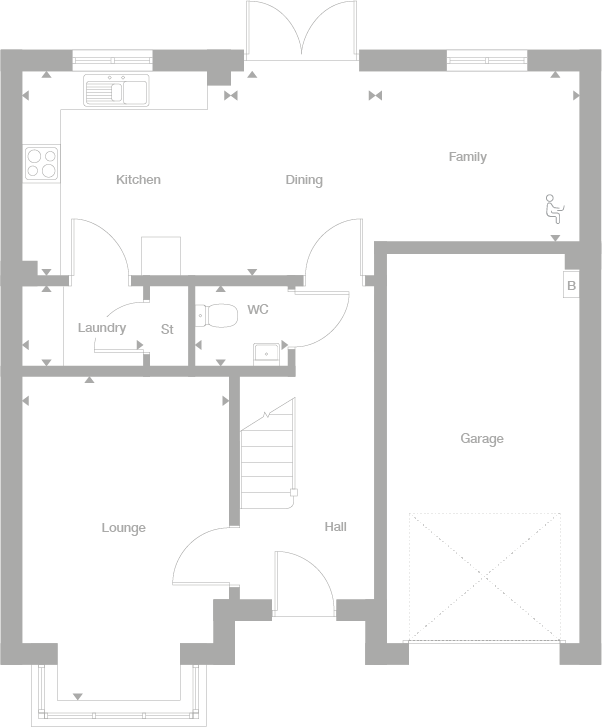 2D floor plan