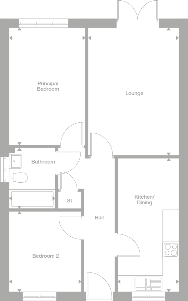 2D floor plan
