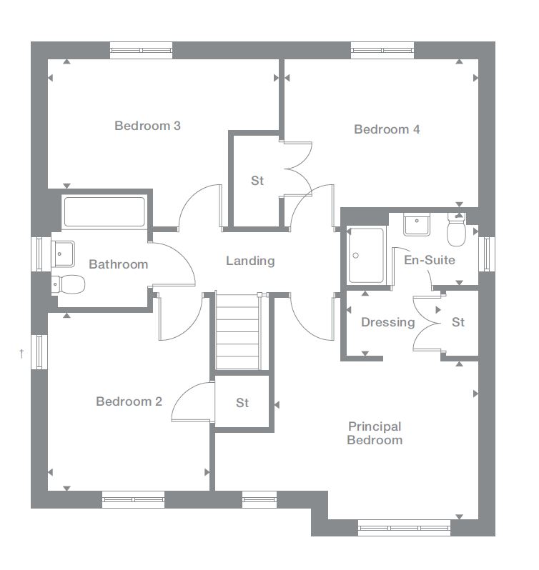 2D floor plan