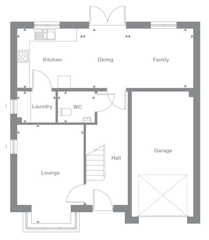 2D floor plan