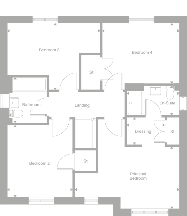 2D floor plan