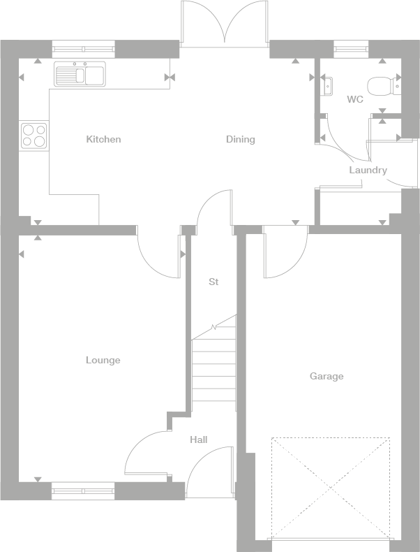 2D floor plan