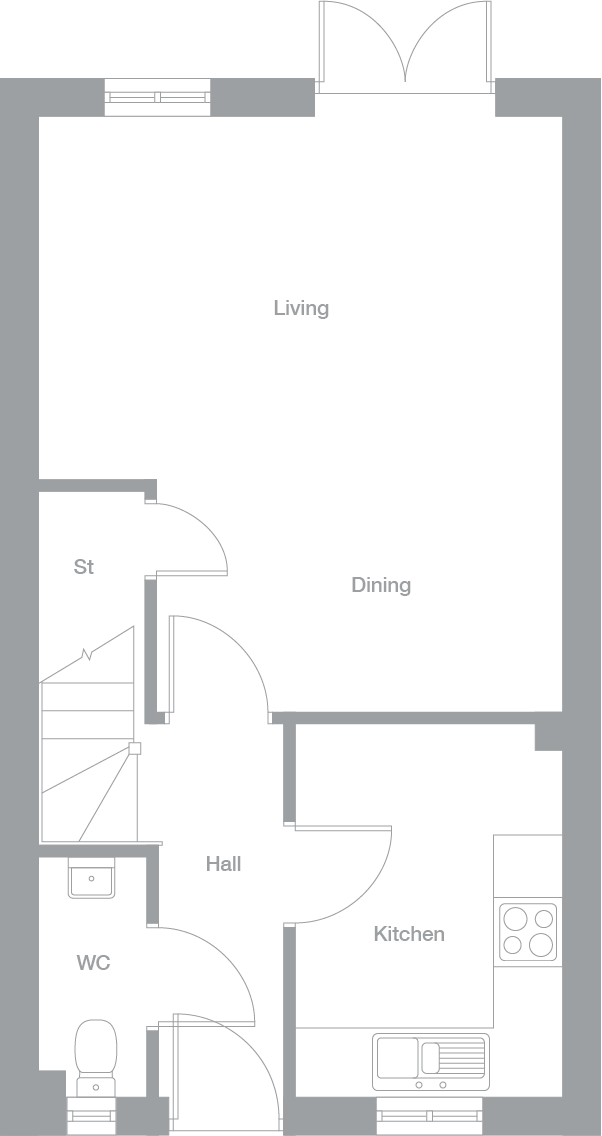 2D floor plan