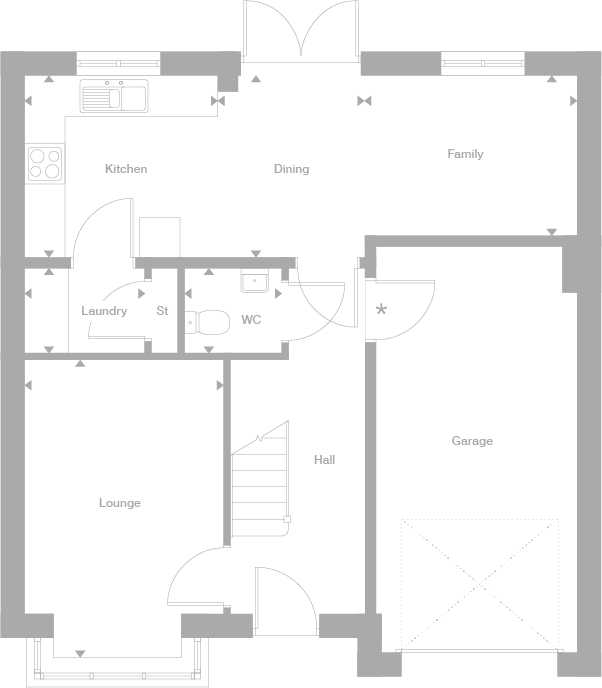 2D floor plan