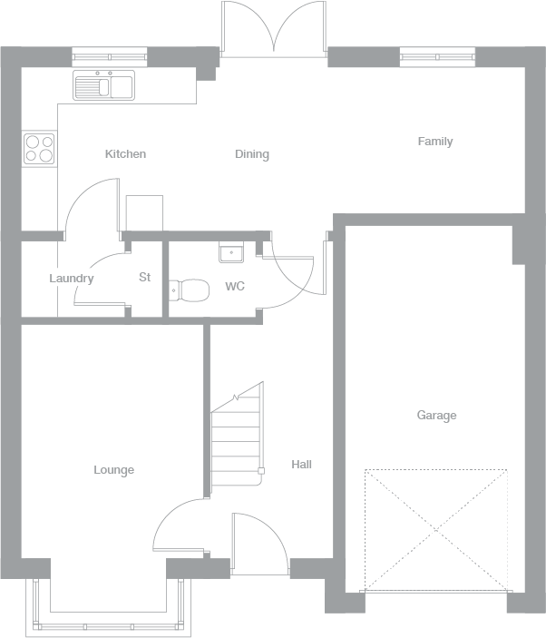 2D floor plan