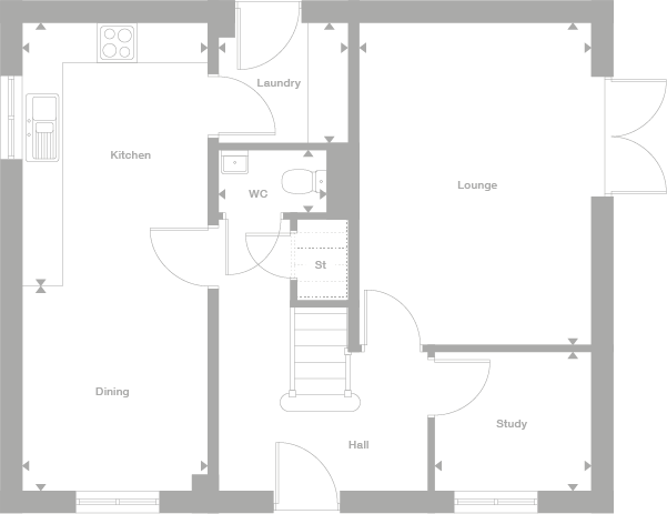 2D floor plan