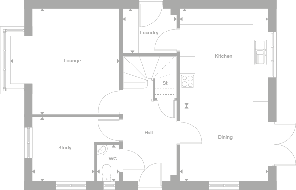 2D floor plan