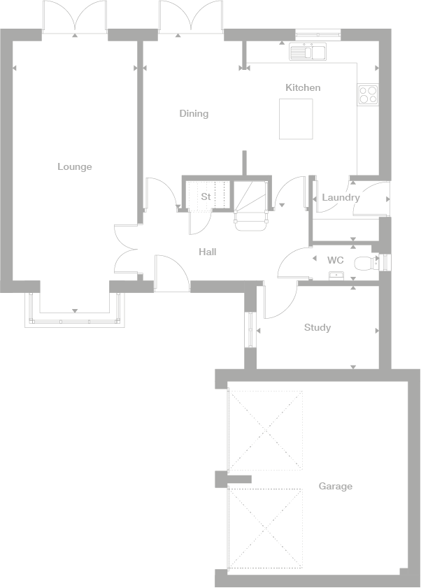2D floor plan