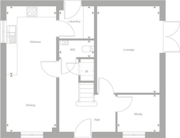 2D floor plan