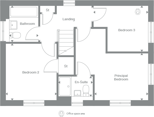 2D floor plan