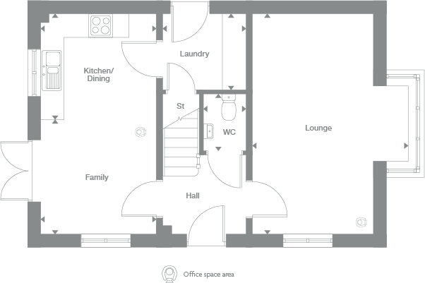 2D floor plan