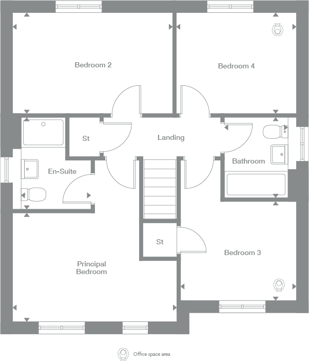 2D floor plan