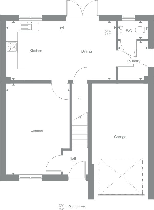 2D floor plan