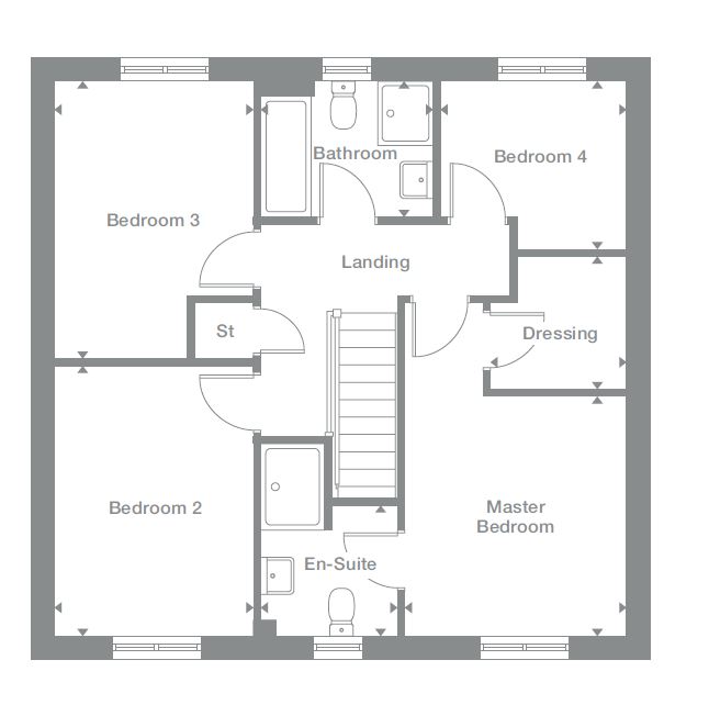 2D floor plan