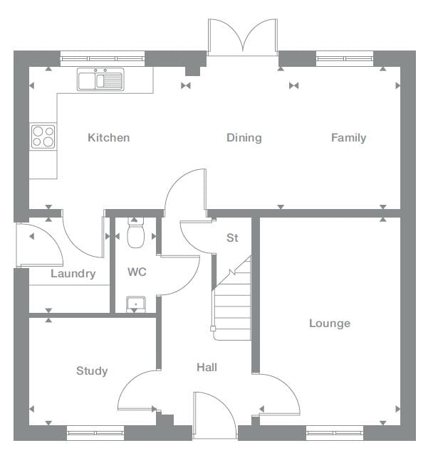 2D floor plan
