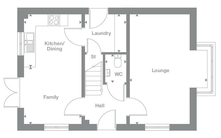2D floor plan