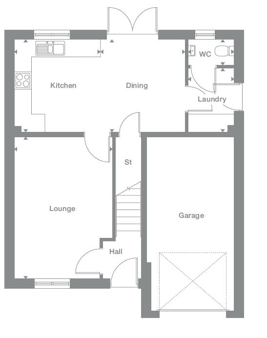 2D floor plan