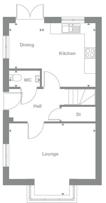 2D floor plan