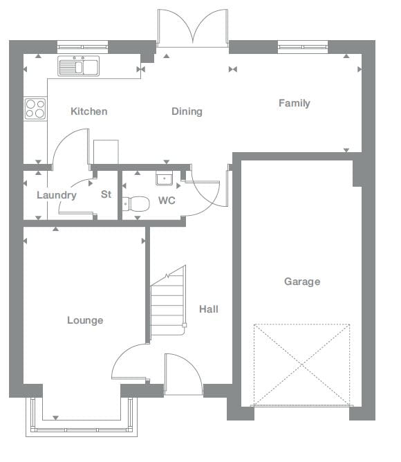 2D floor plan