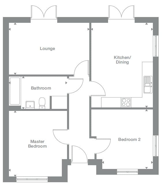 2D floor plan
