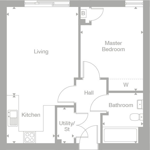 2D floor plan