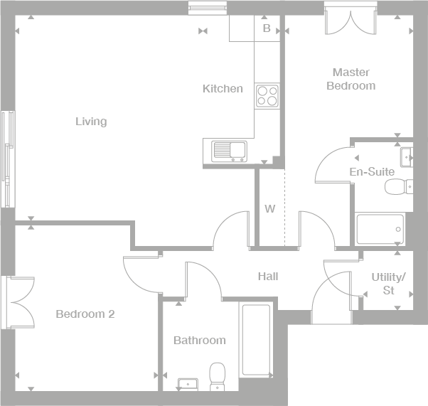2D floor plan