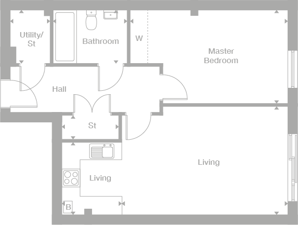 2D floor plan