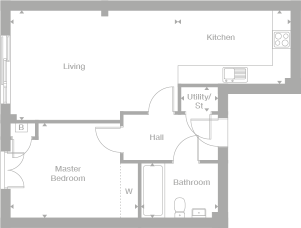 2D floor plan