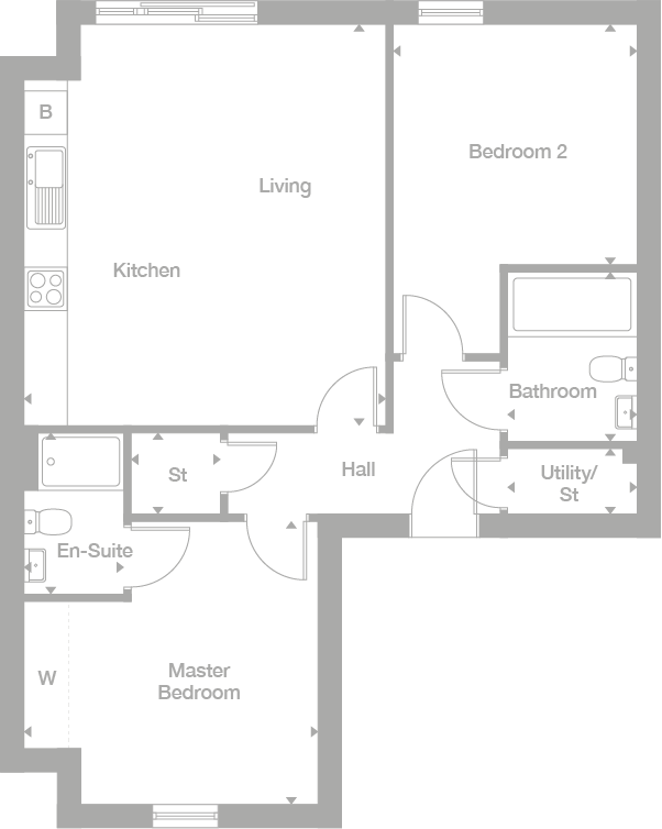 2D floor plan