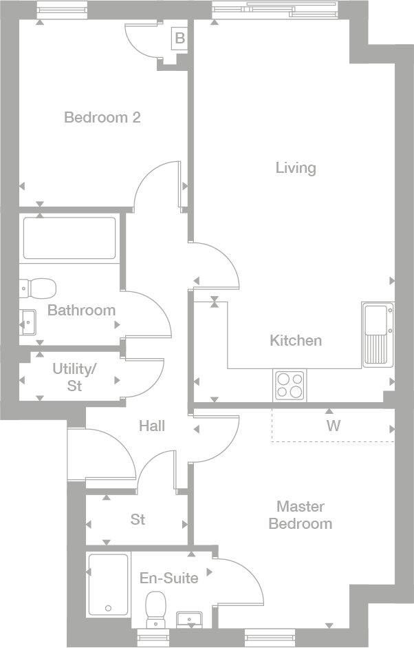 2D floor plan