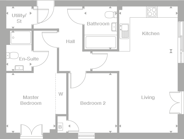 2D floor plan