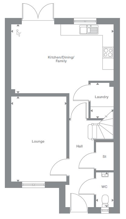 2D floor plan