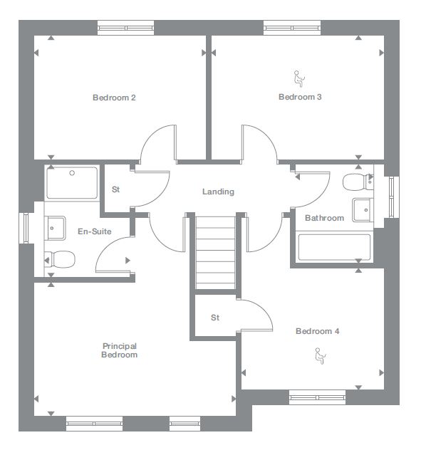 2D floor plan