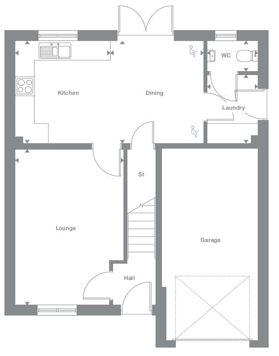 2D floor plan