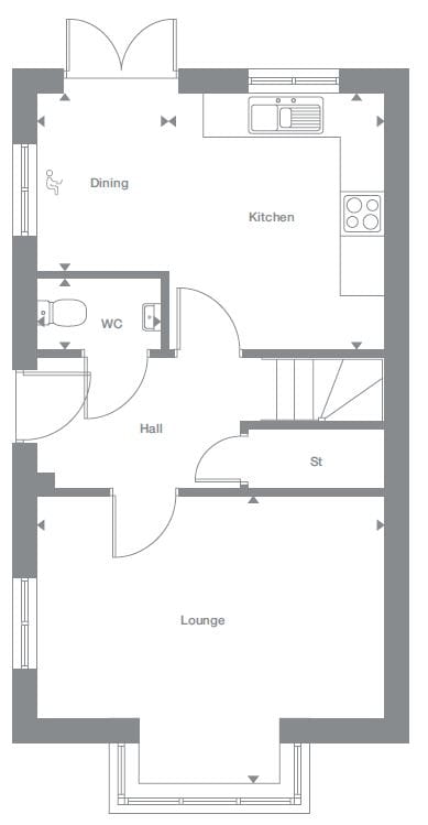 2D floor plan