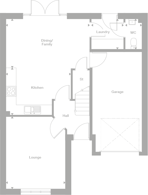 2D floor plan