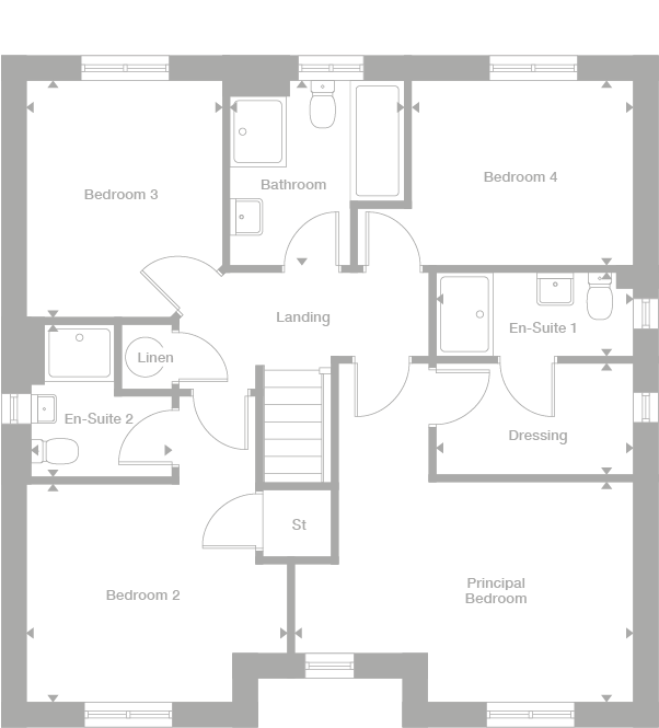2D floor plan