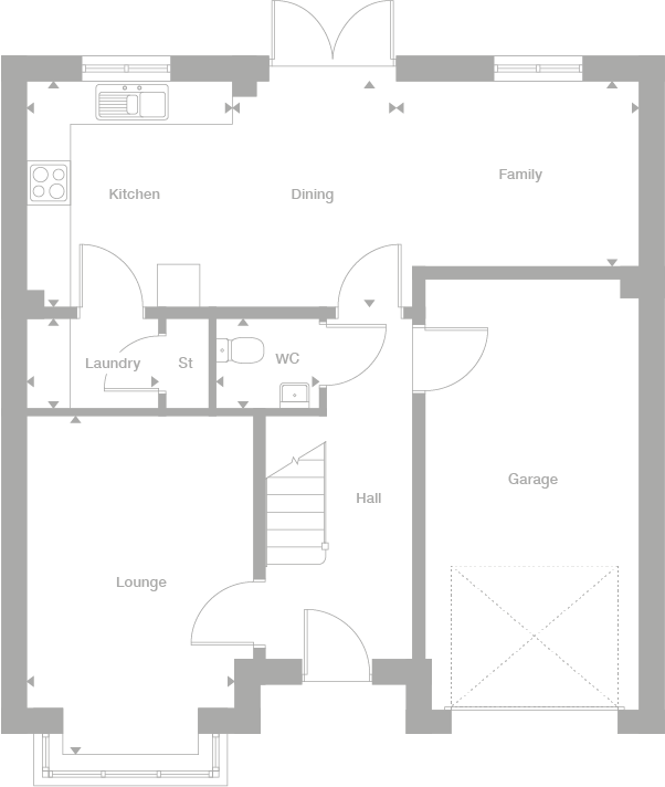 2D floor plan
