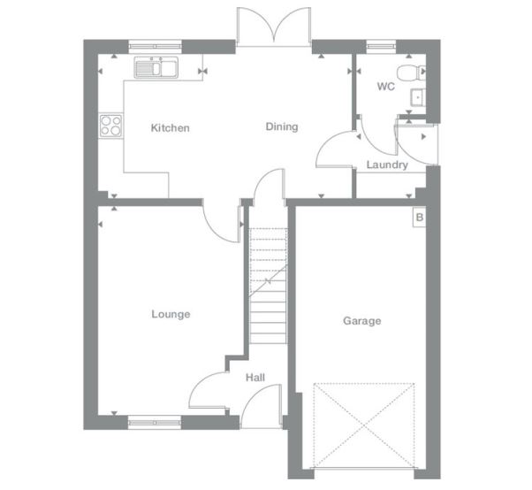 2D floor plan