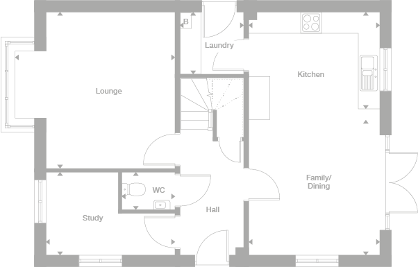 2D floor plan