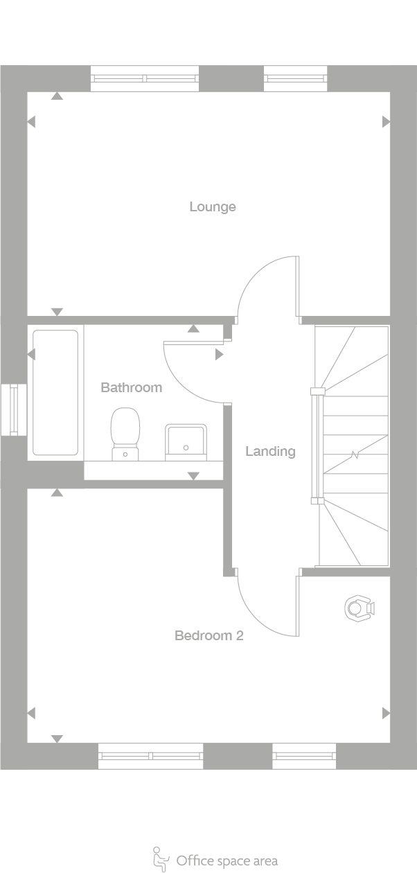 2D floor plan