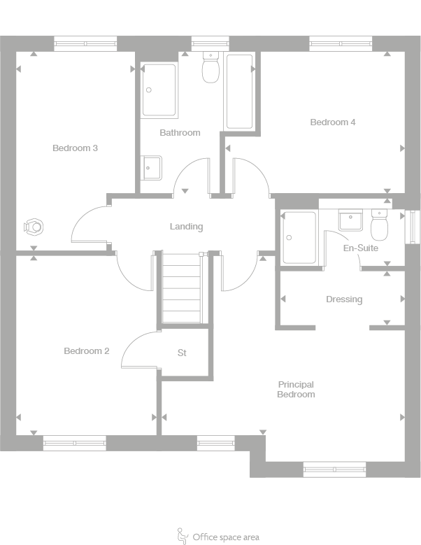 2D floor plan