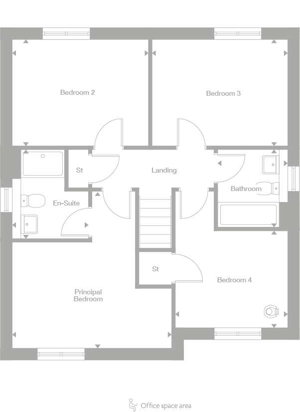 2D floor plan