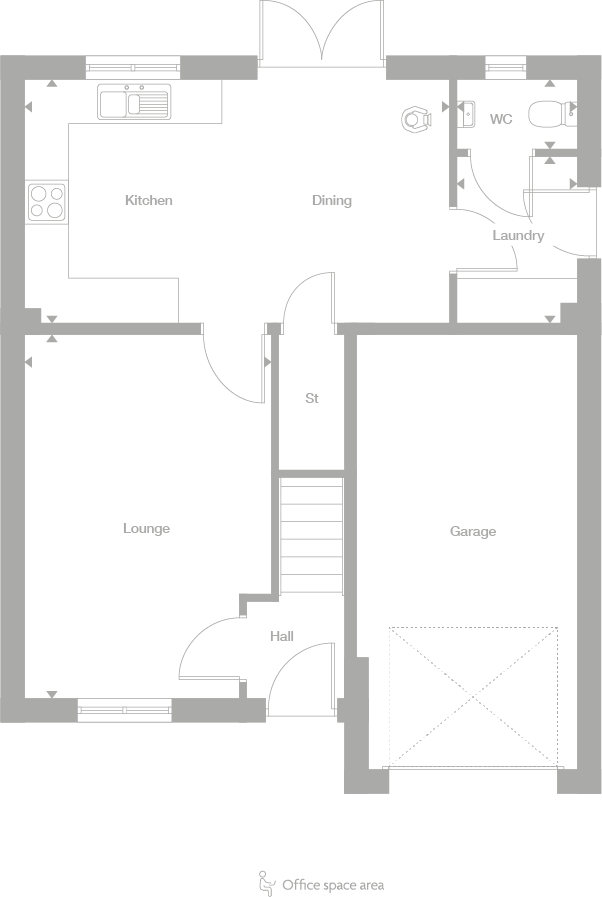 2D floor plan